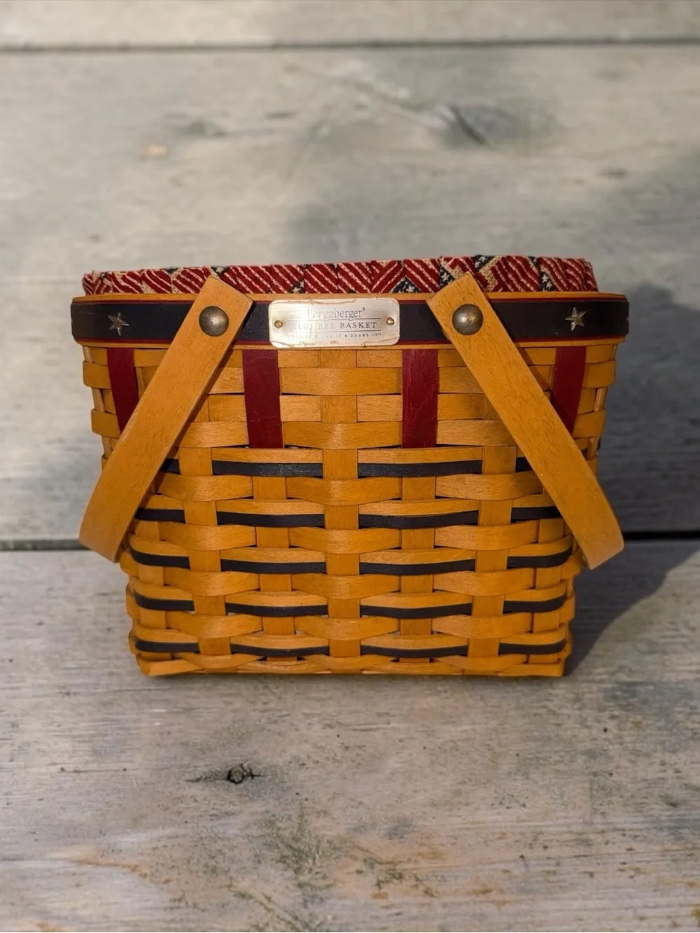 VINTAGE Longaberger 2003 Bee Basket